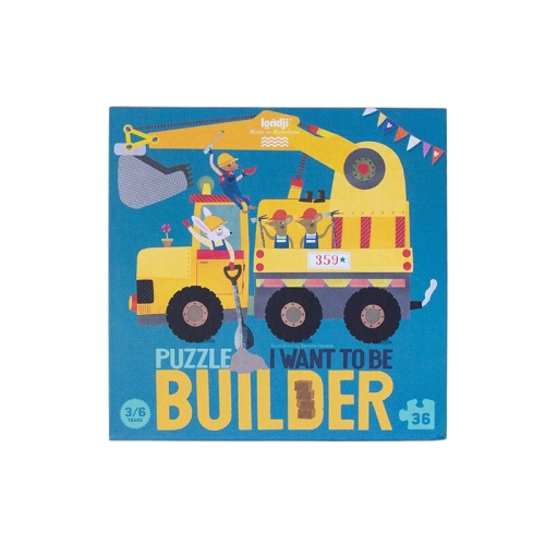 Puzzel 'I want to be builder'